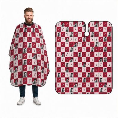 Friseurumhang Barber Umhang groß 140x150 cm für Friseursalon