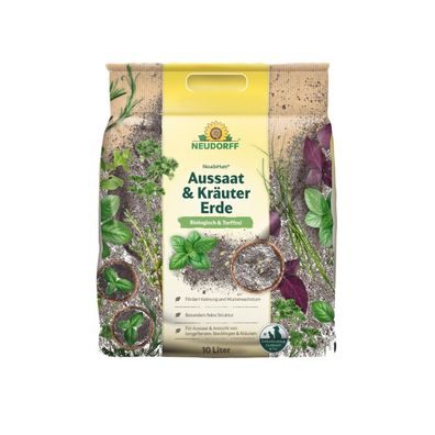 NEUDORFF® NeudoHum® Aussaat- & KräuterErde 10 Liter torffrei