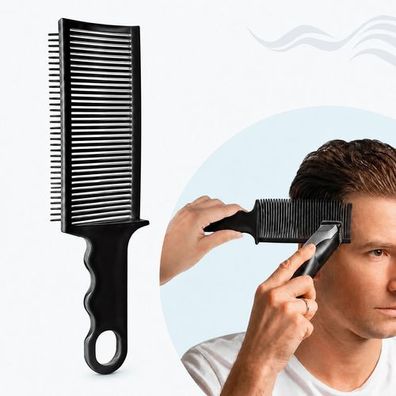 Gebogener Barber Fade Kamm für Taper Haarschnitt