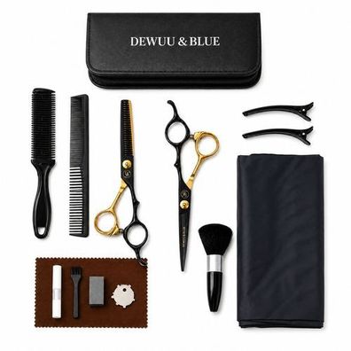 Friseurschere Set 5,5 Zoll Haarschneideschere & Effilierschere