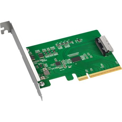MCIO Bi to PCle 5.0 xB Pcle Adapter with Redriver