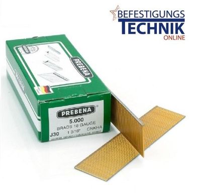 Prebena J30CNKHA Stauchkopfnägel verzinkt für 2XR-J50 Senco AX Makita AF505 AF506 Tje