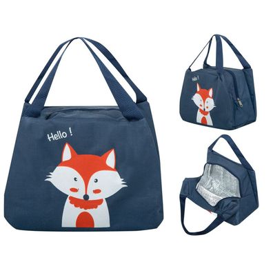 Isolierte Thermotasche Frühstück Mittagessen Fuchs orange