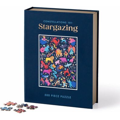 Galison Metallic-Konstellationspuzzle 101: Sterndeutung 500 Teile