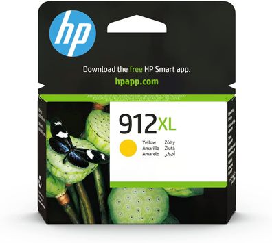 HP 912XL (3YL83AE) Gelb Original Druckerpatrone mit hoher Reichweite für HP OfficeJet
