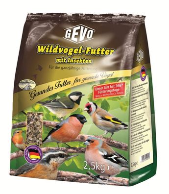 GEVO® Wildvogelfutter mit Insekten 2,5 kg