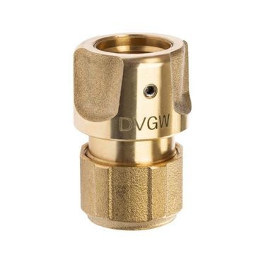 GEKA® plus Trinkwasser Schlauchstück 1/2 Zoll - 13 mm Messing DVGW VP550 EAN 40159331
