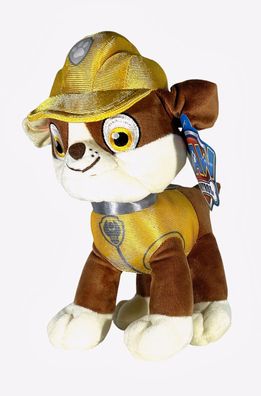 Paw Patrol Plüschfigur Rubble Figur Kuscheltier Plüsch 28 cm Groß NEU