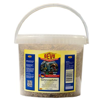 GEVO® Gartenvogelfutter 5 kg schalenlos im Eimer