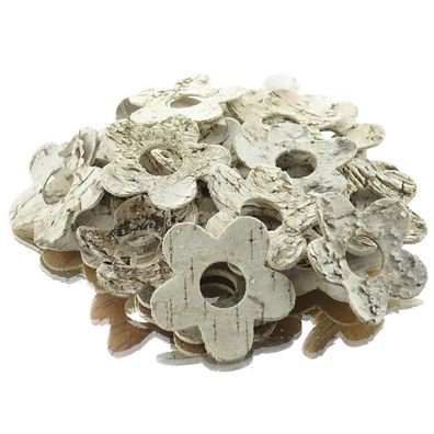 nature trends Birkenrinde - Streublumen Ø 6 cm - 30er Box