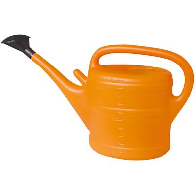 Geli Gießkanne Colours Orange 10 Liter mit Aufsteckvorrichtung - Kunststoff