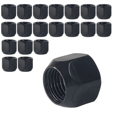 20x Radmuttern Kegelbund 60° M14x1.5 15mm Schwarz Für FORD Galaxy Iii 15 15 4x4
