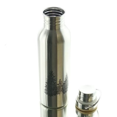 STIHL® Trinkflasche Silberfarben aus Metall 0,75 Liter - 0420 660 0010