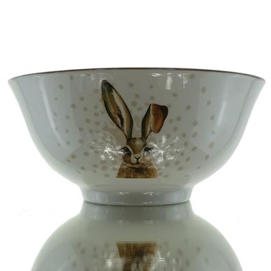 Kaemingk Schale Porzellan 15.5-H7.2 cm braun