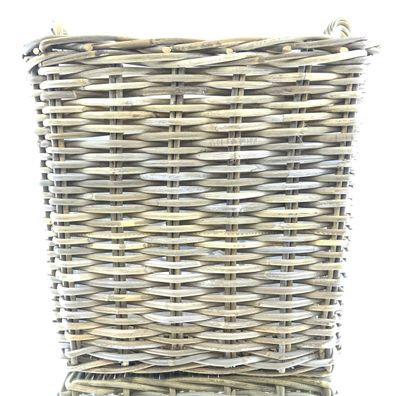 VAN DER LEEDEN Rattan Korb 50 x 50 cm