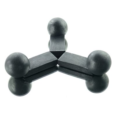 Kaemingk Dekorative Füße für runde Pflanzgefäße Anthrazit - Polyresin