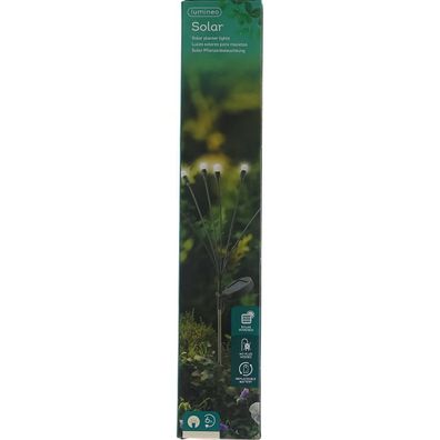 Lumineo Solar Stabbeleuchtung Höhe 70 cm warmweiß
