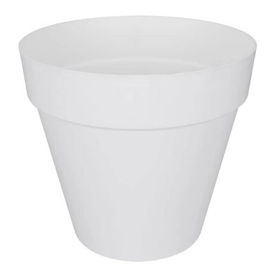 elho® Loft Pflanzkübel Urban 40 Weiß mit Rollen Ø 39 cm - Kunststoff