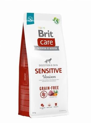 Brit Care Grain-Free Sensitive Venison 12kg - Hundefutter Hirschen & Kartoffel