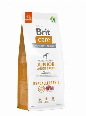 Brit Care Hypoallergenic Junior Large Lamb & Rice 12kg - Hundefutter Lamm