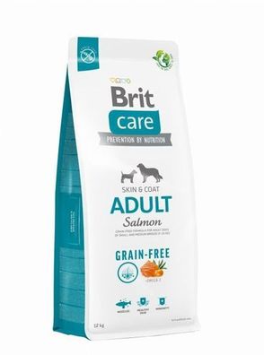 Brit Care Grain-Free Adult Salmon & Potato 12kg - Hundefutter Lachs & Kartoffel