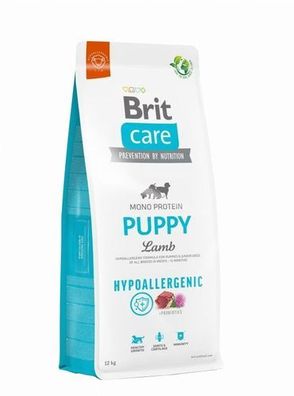 Brit Care Hypoallergenic Puppy Lamb & Rice 12kg - Hundefutter Lamm Welpen