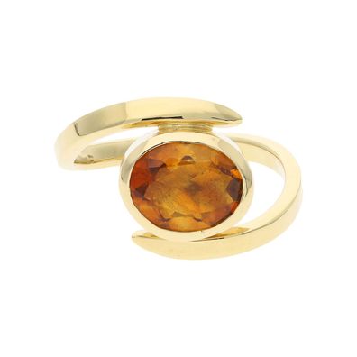 Goldring 750 Unikat Handarbeit Damen Citrin 25326706 Second Hand