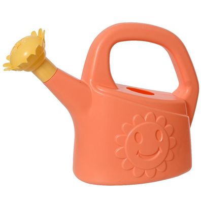 Kaemingk Kinder-Gießkanne - lachsfarbend mit Sonnenmotiv