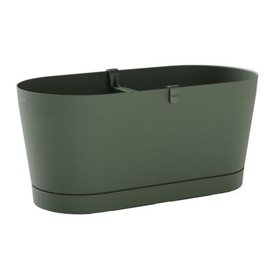 tera® Pflanzgefäße VEGA Forest dunkelgrün 40 cm - Kunststoff