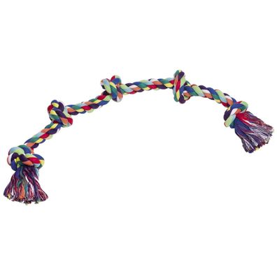 Nobby® Hunde Spielseil Rope Toy, schwer bunt 1000 g, 5 Knoten