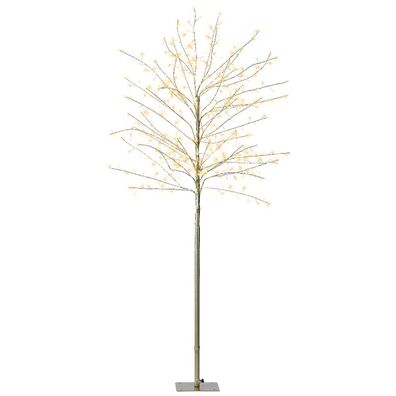 Lumineo Micro-LED Beleuchteter Baum Goldfarben Ø 60 cm Höhe 150 cm 480 Lichter - warm