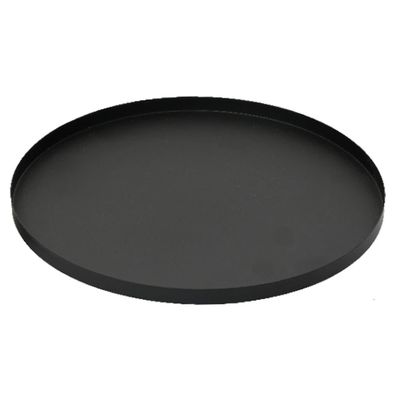 Tablett Schwarz matt Ø ca. 30,5 cm - Eisen