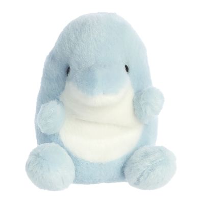 Aurora, 33684, Palm Pals Clicks Delfin, Plüschtier, Blau, 13cm