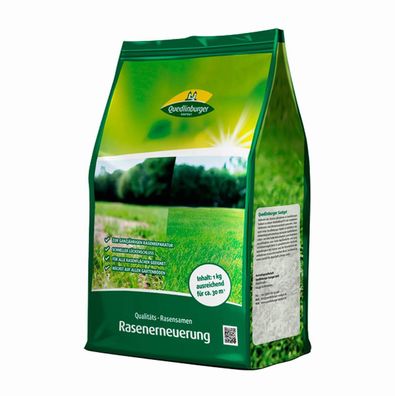 Quedlinburger KLBB Rasenerneuerung 1 kg - Rasensamen