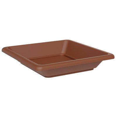 tera® Untersetzer NAZCA Clay braun quadratisch 45 cm - Kunststoff