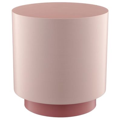 GASPER Lepuro Übertopf DIPPED Rosa mit Fuß Ø 23 cm Gesamthöhe 24 cm - Metall