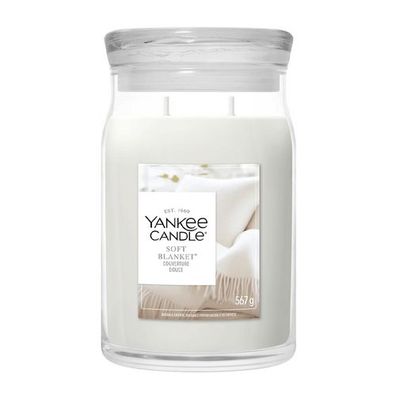 Duftkerze im Glas Soft Blanket, 567 g, YANKEE CANDLE, Brenndauer bis 80h