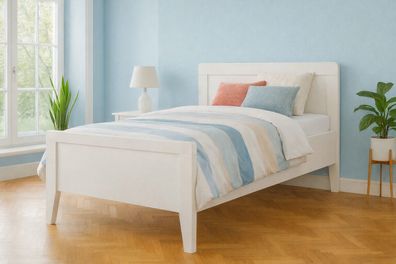 Seniorenbett 90x190 höhenverstellbares Komfortbett weiss #3113