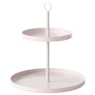 Etagere Samina beige Ø 30 cm H: 33 cm 2 Etagen