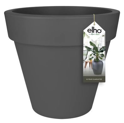 elho® Pure Round Pflanzgefäß Anthrazit Ø 39 cm - Kunststoff