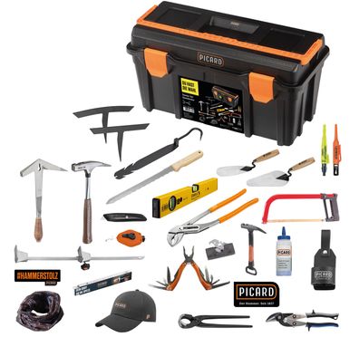 PICARD Starter Set Dachdecker im Kunststoffkoffer 28-teilig Nr. 0070021-010