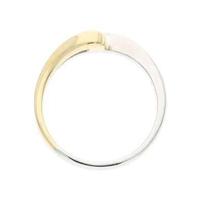 Platinring 950 Gold 750 Brillant 25326711 Second Hand, bereits getragen, wie neu