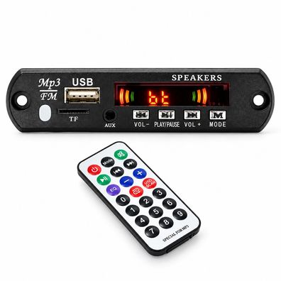 N13C Drahtlos Bluetooth Decoder Board MP3 Player Auto Audio USB TF FM-Radiomodul