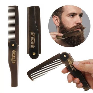 Klappkamm für Haar- und Bartstyling