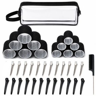Lockenwickler Set 38-teilig - Lockenwickler in 2 Größen, Haarclips