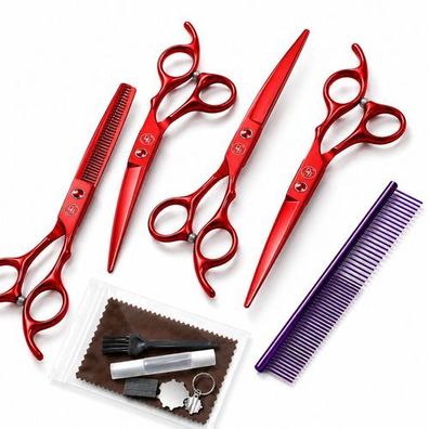 Hundeschere Set 11in1 Stoni - Grooming Scherenset mit 3x Schere