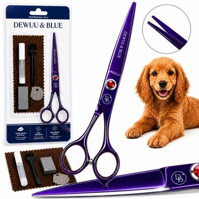 Offset Groomingschere 7,0 Zoll Dewuu&Blue