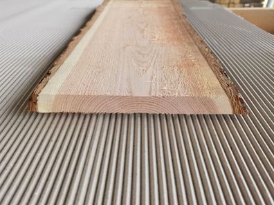 Douglasie unbesäumt Bretter Bohlen Regal Zaun Schwarten 20-30x2,3cm bis 4m Länge