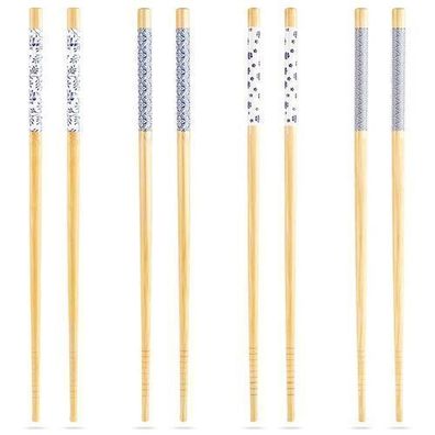 Bambus-Sushi-Essstäbchen 24 cm 8 Stück