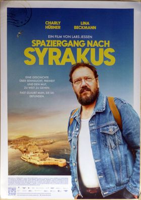 Spaziergang nach Syrakus - Original Kinoplakat A1 - Charly Hübner - Filmposter